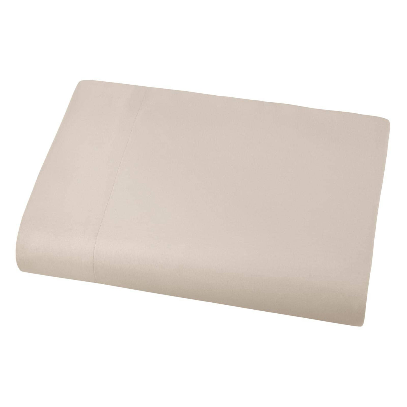 Soft and Luxurious Over-sized Flat Sheet 132 in x 110 in by Vilano springs in Bone#color_vilano-bone