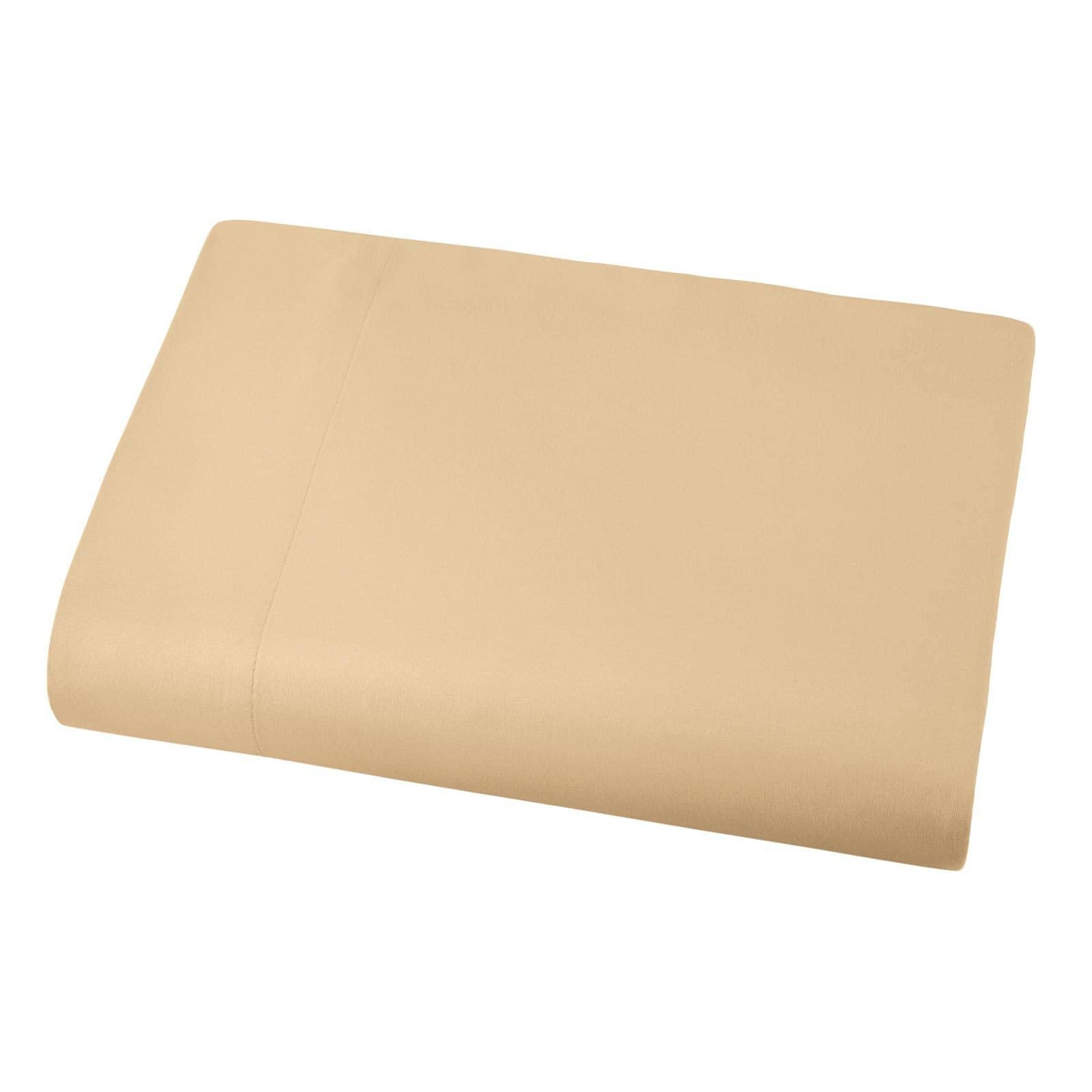 Soft and Luxurious Over-sized Flat Sheet 132 in x 110 in by Vilano springs in Gold#color_vilano-gold