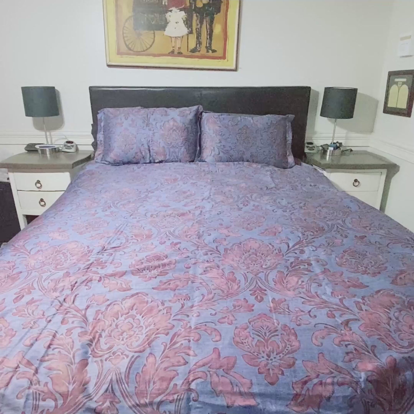 Video of French Garden Duvet Cover Set Showing Features#color_french-garden-blue