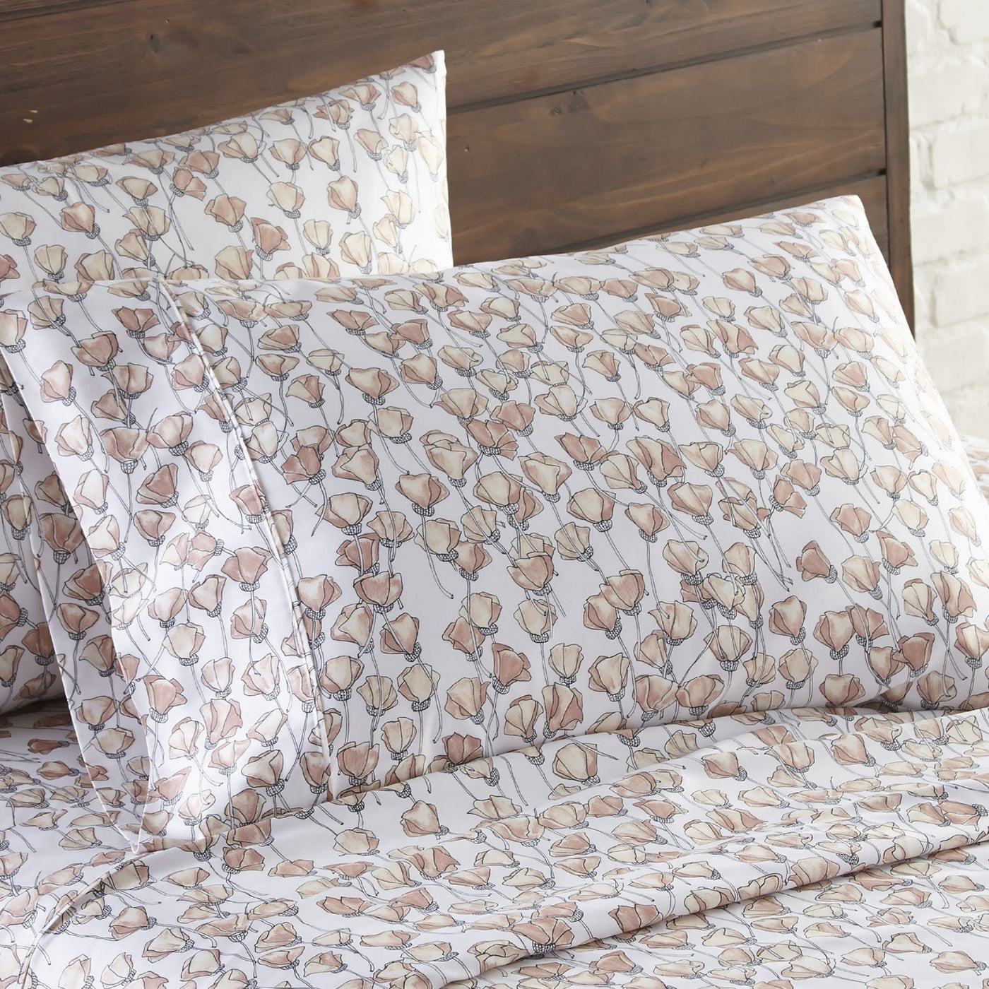 Close Up View of Forevermore Pillow Case in Blush#color_forevermore-blush
