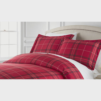 Video of Vilano Plaid Comforter Set Showing Features#color_all