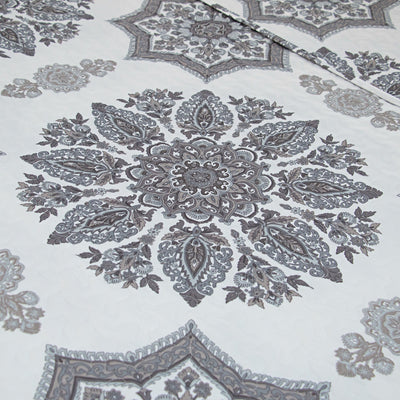 Details and Prints of Infinity Quilt Set in Grey#color_infinity-grey