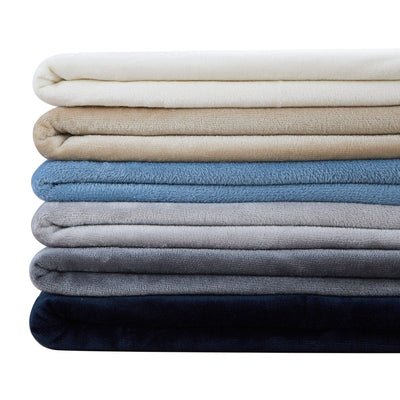 Microfleece Oversized Blankets and Throws in All Color Stack Together#color_all