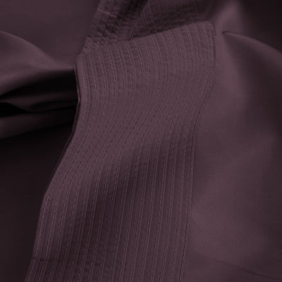 Details of Elegant Pleated Hem of Vilano in Purple#color_vilano-purple