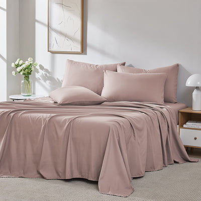 Everyday Essentials 6-Piece Sheet Set in Pastels