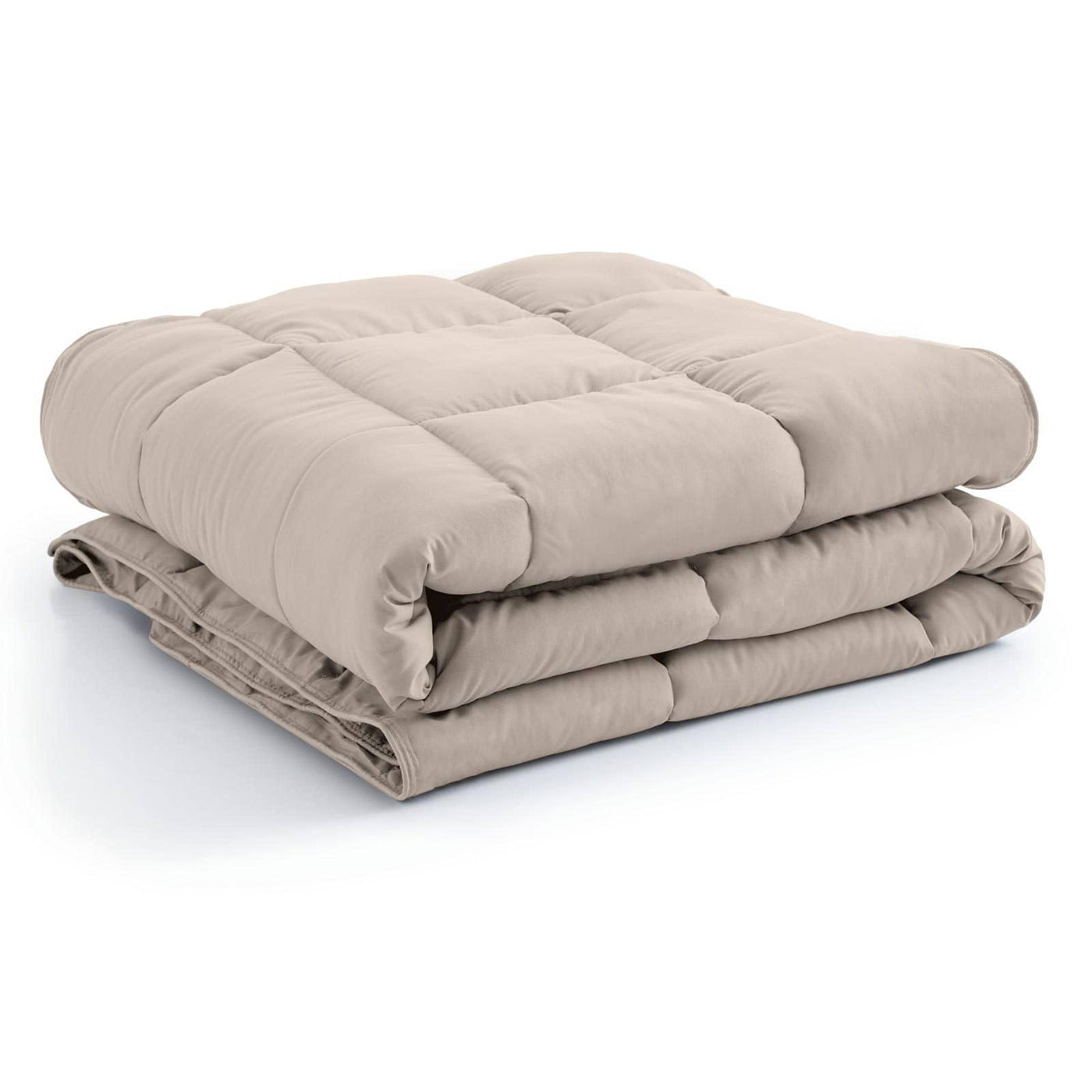 Folded Vilano Down Alternative Comforter in Bone#color_vilano-bone
