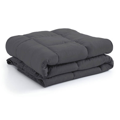 Folded Vilano Down Alternative Comforter in Slate#color_vilano-slate
