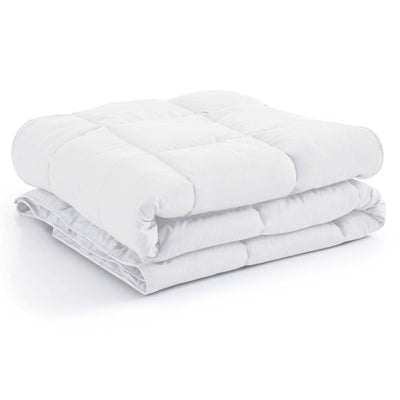 Folded Vilano Down Alternative Comforter in White#color_vilano-bright-white
