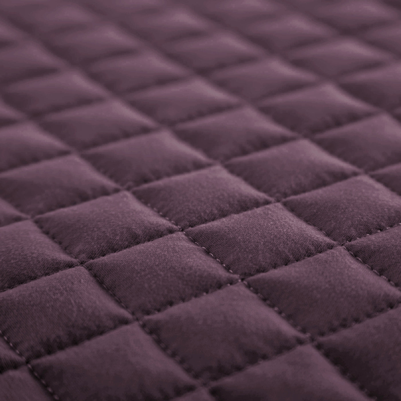 Detailed Stitching of Vilano Oversized Quilt Set in Purple #color_vilano-purple