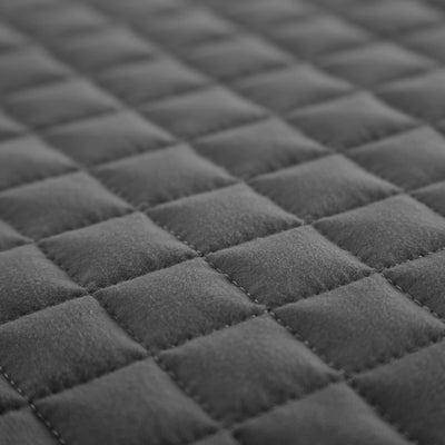 Detailed Stitching of Vilano Oversized Quilt Set in Slate #color_vilano-slate