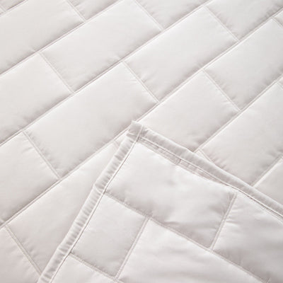 Details and Texture of Brickyard Collection Quilt Set in Bone#color_vilano-bone